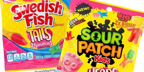 Swedish Fish Tails And Sour Patch Kids Heads Are Bringing 2 In 1 Flavors