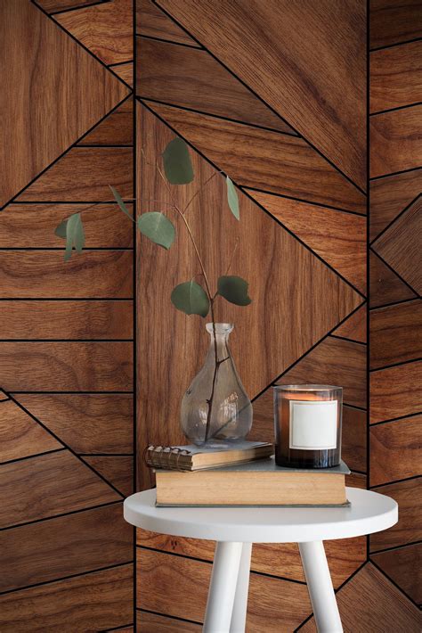 Art Deco Wood Geo Newmor Wallcoverings