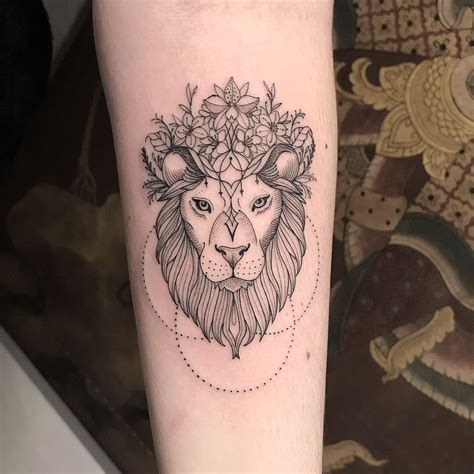 This tattoo is a great choice, as it uses geometric lines and shapes instead of shading for a clean look. Top 21+ Geometric Lion Tattoo Designs in 2020 | Geometric ...