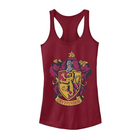 Juniors Harry Potter Gryffindor House Crest Tank Top