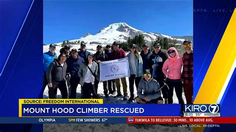 Video Climber Rescued On Mount Hood Kiro 7 News Seattle