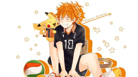 Haikyu Hinata With Puppy Hd Anime Wallpapers Hd Wallpapers Id 37951