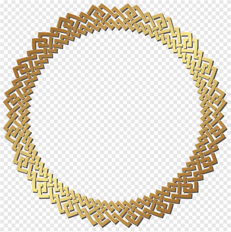 Design Gold Golden Circle Frame Border Circleframe Deco Images