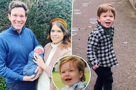 princess eugenie s son august looks just like prince harry s daughter lilibet