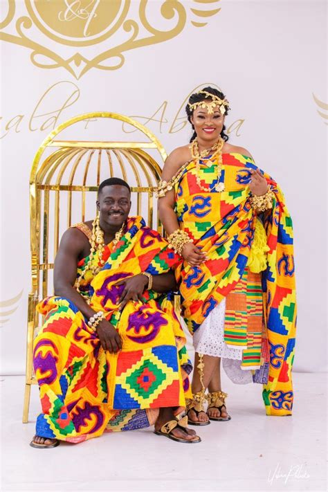 You Need To See The Rich Culture Of This Ghanaian Couple At Their Trad Ghana Traditional