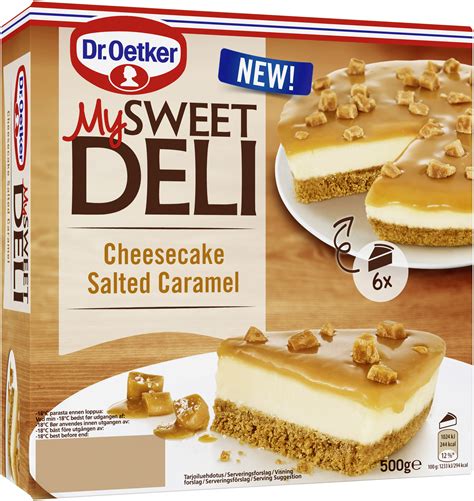 Dr Oetker My Sweet Deli Salted Caramel Cheesecake 500g Pakastekakku