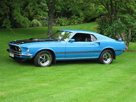 1969 Ford Mustang Mach 1 24x36 Inch Poster Sports Car Classic Muscle