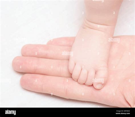 Baby Foot Stock Photo Alamy