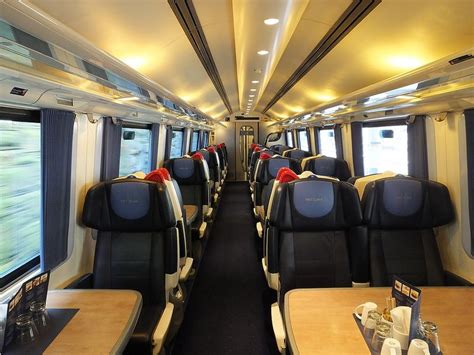 East Midlands Trains Class 222 First Class Interior Pullman Train Network Rail British