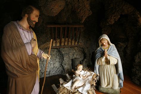 Watch Boy Rescues Baby Jesus Nativity Scene From Cold Outdoors