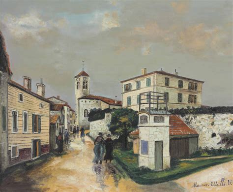 Maurice Utrillo 1883 1955 Paysage à Lucenay Christies