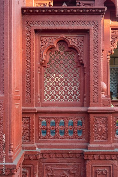 Decorative Jali Railing Pillars And Arches Of Gurudwara Shri Guru Singh