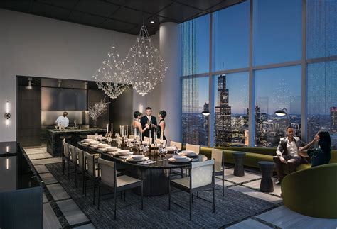 Private dining rooms in chicago. A Sleek Peek at Chicago's 1000M Skyscraper