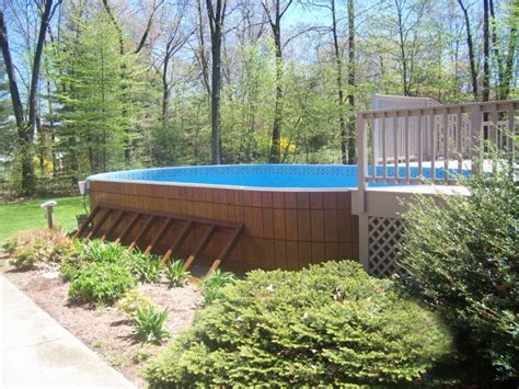 24 Ft Round Above Ground Pool The Ultimate Above Ground Wooden Pools