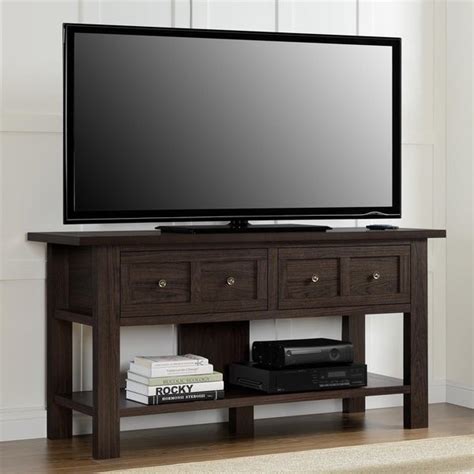 The multitude of tv on table designs, shapes and features available make you spoilt for choice because all of them are very enticing. Altra Apothecary 55-inch TV Stand/ Console Table - Free ...