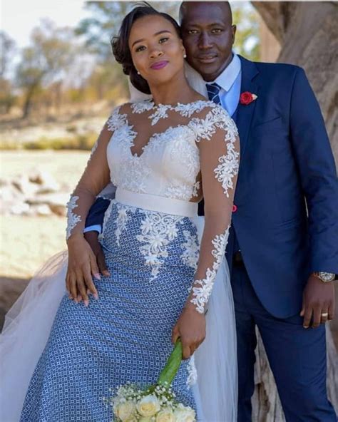 📸 tswelelomholo 😍😍 tswanafied leteisi seshweshwe ankara chiten… african wedding dress