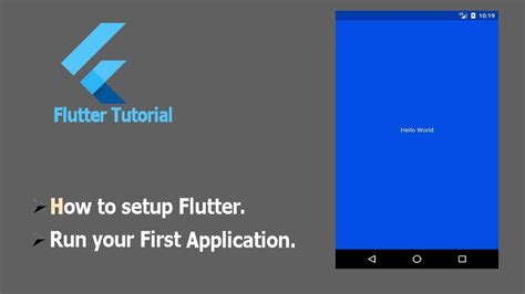 How To Setup Flutter And Run Your First Flutter Android Application