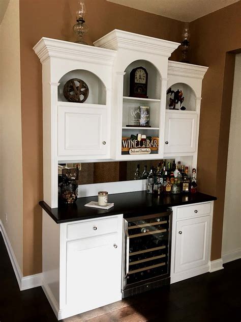 Custom Home Bar Cabinets Wet And Dry Basement Bars