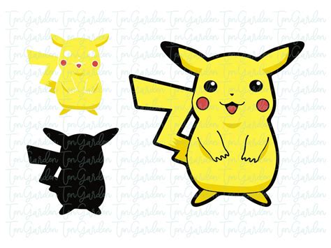 Pikachu Pokemon Svg Layered Easy To Use