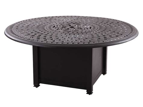 Darlee Outdoor Living Series 60 Cast Aluminum 52 Round Propane Fire Pit