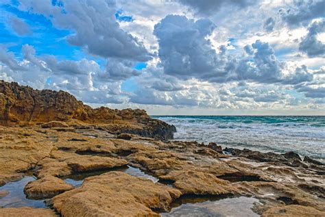 Pantai Berbatu Laut Awan Di Luar Foto Gratis Di Pixabay Pixabay
