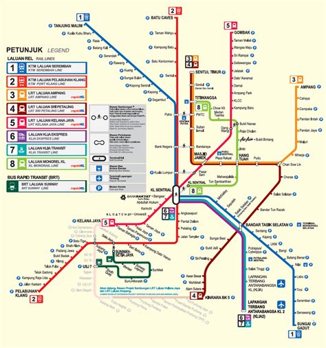 Rapidkl lrt map and feeder bus services; TravelTalk Backpacker Trip From Kuala Lumpur To ...