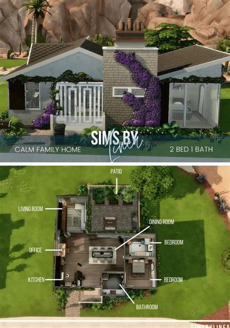 45 Easy Sims 4 House Layouts To Try This Year Sims 4 Floor Plans