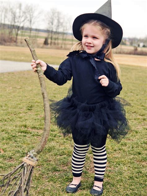 Diy Girls Witch Costume For Halloween Hgtv