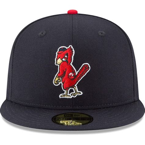 New Era St Louis Cardinals Navy Cooperstown 59fifty Fitted Hat