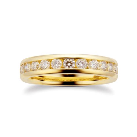 Eternity 9ct Gold Channel Set 14 Carat Diamond Eternity Ring