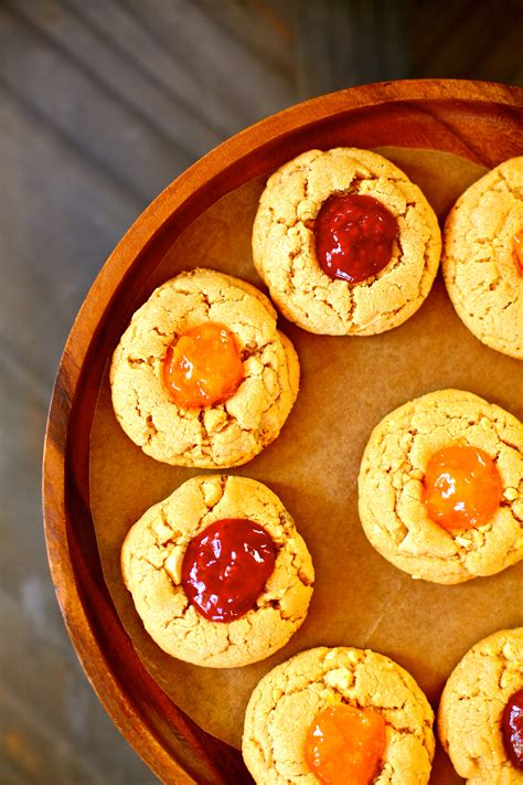 Peanut Butter And Jam Cookies Recipe Studio Delicious