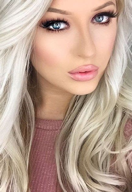 1 part haircolor, 2 parts developer. Beautiful Makeup | Platinum blonde hair, Hair styles, Hair ...