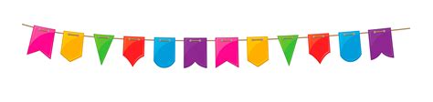 Party Flags Png Transparent Image Download Size 3000x709px