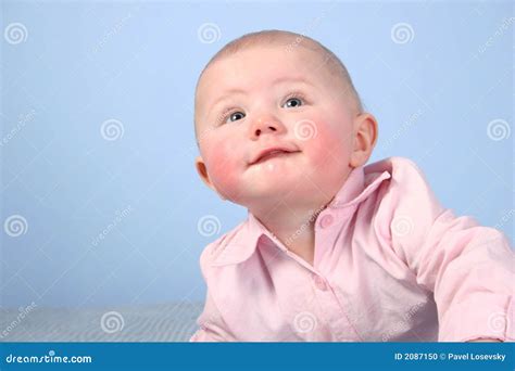 Baby Face With Red Cheek Stock Photo Image 2087150