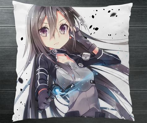 Anime Novel Sao Sword Art Online Ggo Yuuki Asuna Two Side Pillowcases