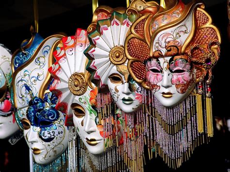 Mascaras Do Carnaval De Veneza Venetian Masks Carnaval De Veneza
