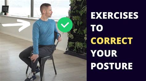 3 Exercises To Correct Your Posture 7 Minutes Youtube Exercise Postures Correction