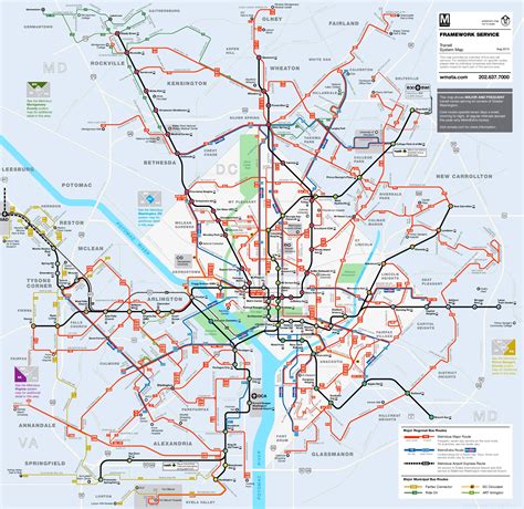 Washington Dc Metrobus Map