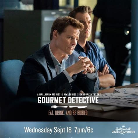 Gourmet Detective Eat Drink And Be Buried Dylan Neal Hallmark Movies Hallmark Tv Mystery Books