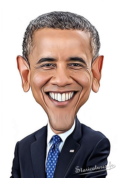 Caricature De Barack Obama Dessin Caricature Caricatures De