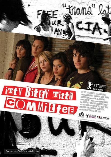 Itty Bitty Titty Committee 2007 Italian Movie Poster