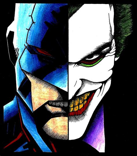 Batman And Joker Color By Patsurikku On Deviantart