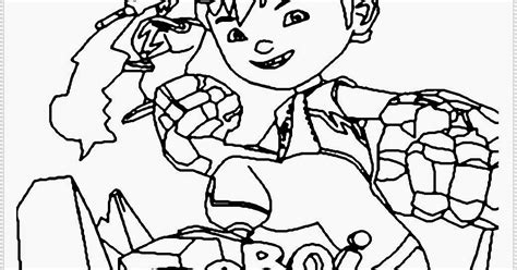 Ide 39+ Hitam Putih Gambar Boboiboy