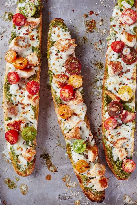 The actual pizza ranch recipe is i spent an entire day making different versions and trying out several varieties of crusts and toppings. French Bread Pesto Chicken Pizza | Recipe | Awesome ...