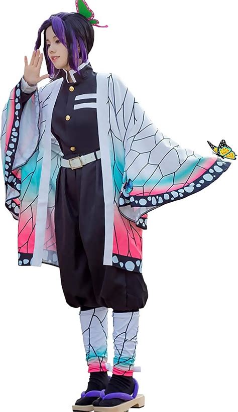 Buy Anime Butterfly Japan Ninja Cosplay Costumes Kochou Shinobu Kimono
