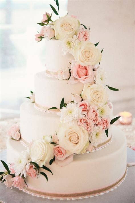Top 20 Simple Pink Wedding Cakes For Spring Summer Weddings Hi Miss Puff