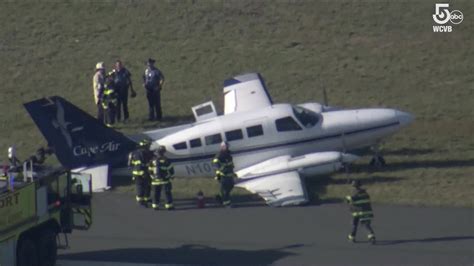 Cape Air Plane Veers Off Runway At Boston Logan Airport