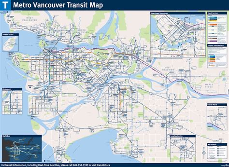This Is Metro Vancouvers Arterial Transit Network During The Skytrain