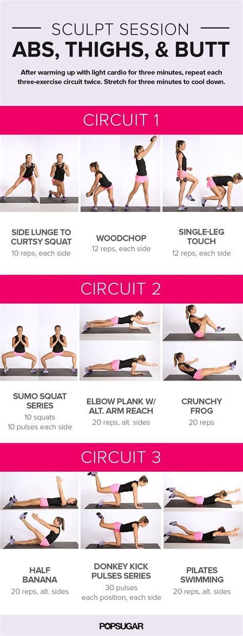 The Workout Workout For Abs Butt And Thighs Popsugar Fitness Photo 1
