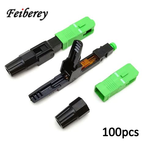 Pcs Ftth Sc Apc Optical Fiber Quick Connector Ftth Sc Optical Cable Splicing Tool Sc Apc